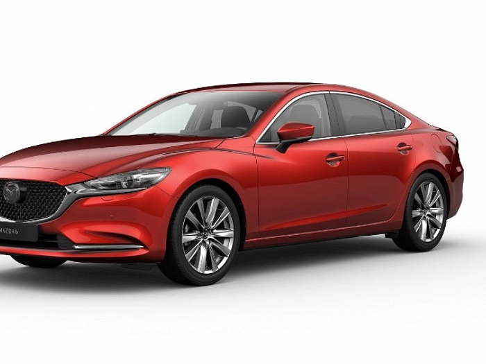 Mazda 6 SDN IPM6 2.5 SKY-G194k,AT,Exclusive-Line 2.5 SKY-G 143 kW automat SOUL RED CRYSTAL